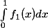 \int_0^1 f_1(x) dx